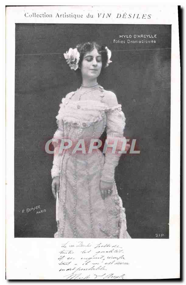 CPA Collection artistique Vin Desiles Mylo d'ARcylle Folies Dramatiques
