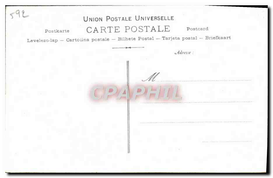 CPA Collection artistique Vin Desiles Mylo d'ARcylle Folies Dramatiques — Rückseite