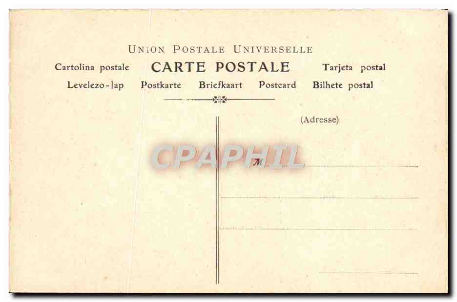 CPA Collection artistique Vin Desiles Kosoff Monnaie de Bruxelles — Rückseite