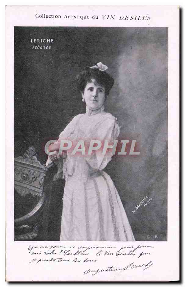 CPA Collection artistique Vin Desiles Leriche Athenee