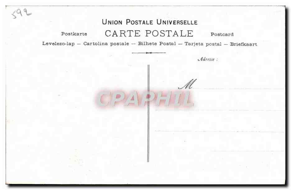 CPA Collection artistique Vin Desiles Berthe Legrand Palais Royal Paris — Rückseite