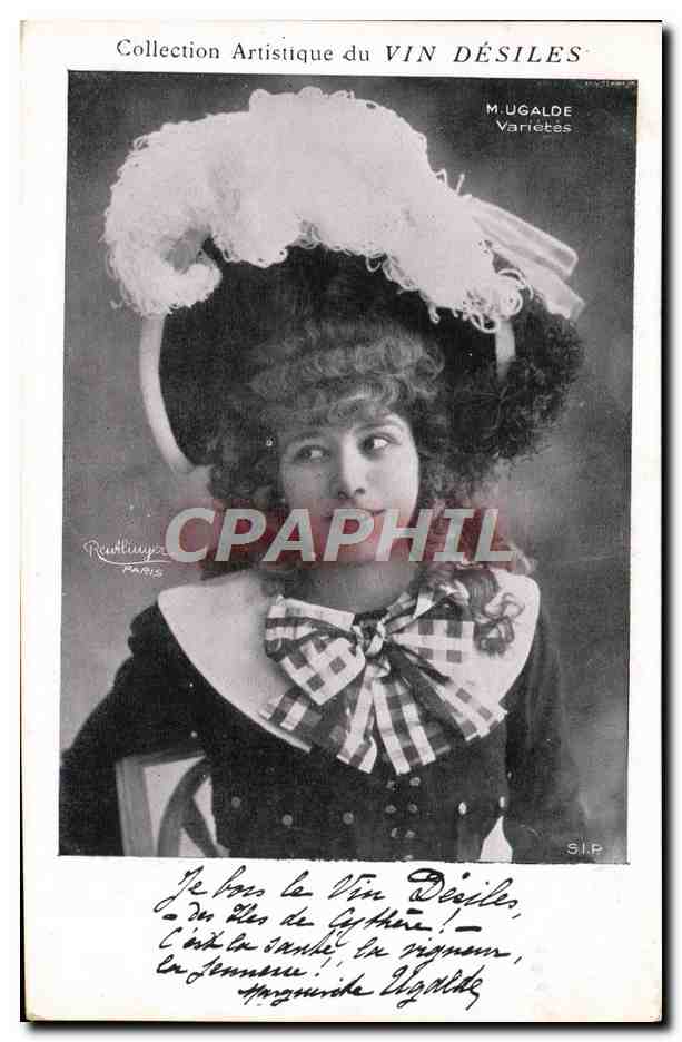 CPA Collection artistique Vin Desiles Ugalde Varietes