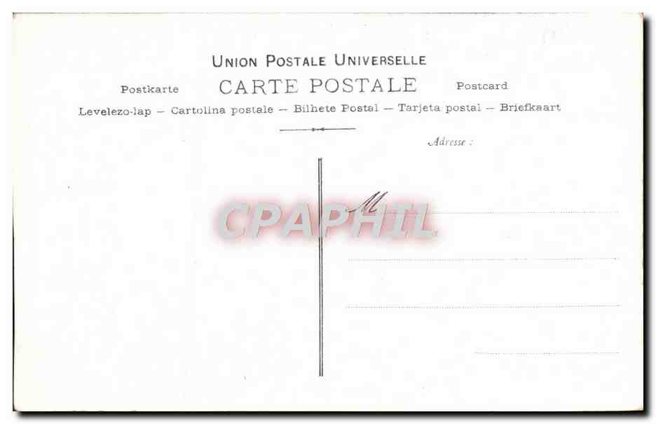 CPA Collection artistique Vin Desiles Yahne  — Rückseite