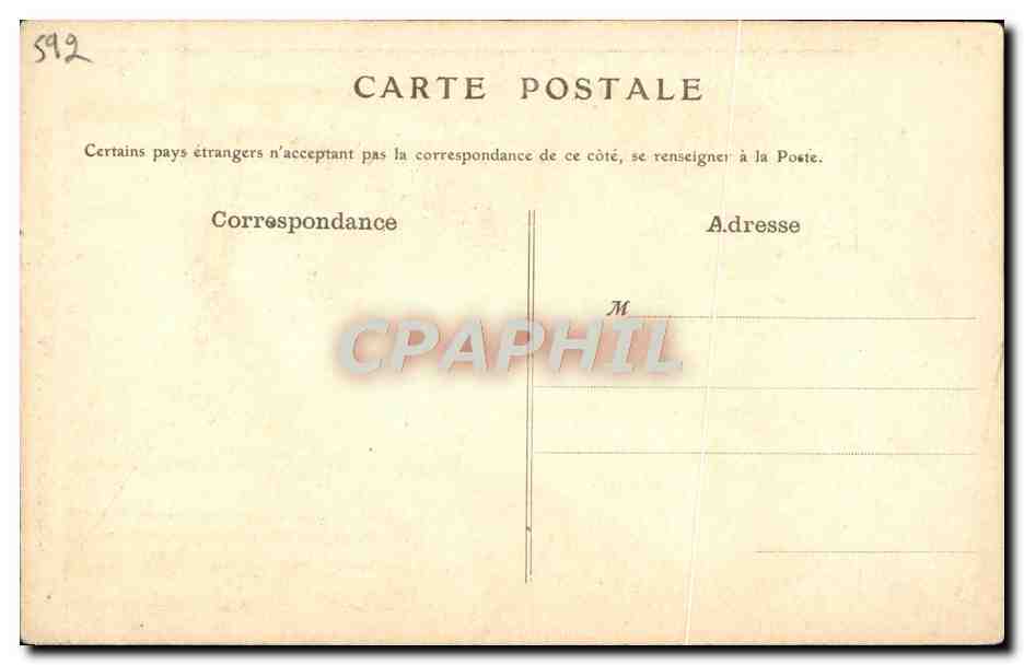 CPA Collection artistique Vin Desiles Fagette — Rückseite