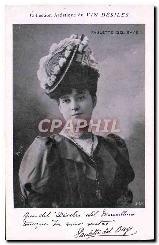 CPA Collection artistique Vin Desiles Paulette Del Baye