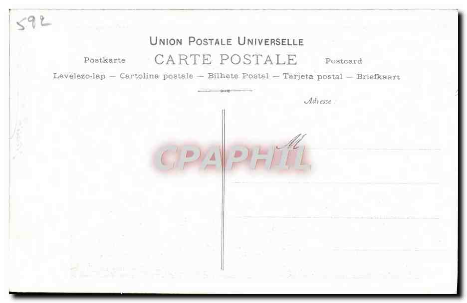 CPA Collection artistique Vin Desiles Paulette Del Baye — Rückseite