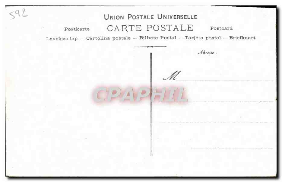 Jeanne Petit — danseuse japonisante — Collection Artistique du VIN DESILES, Sartony — Achterkant