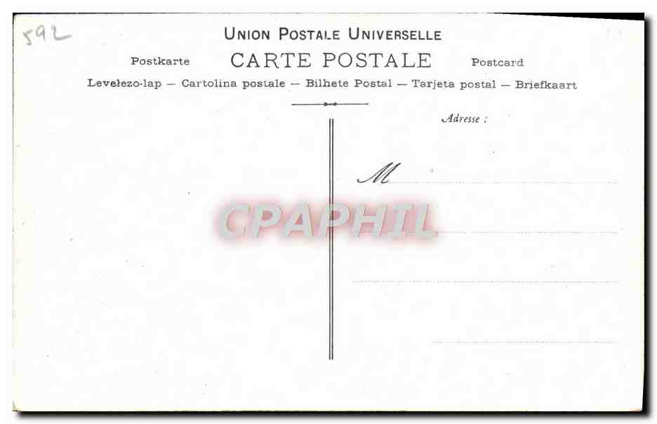G. Sergy — Portrait — Collection Artistique du VIN DÉSILES — Verso