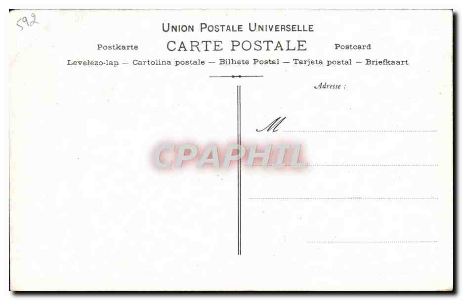 Th. Réjane — Portrait — Collection Artistique du VIN DÉSILES, éditée par Paul Boyer — Achterkant