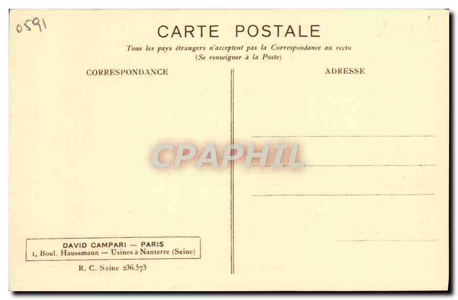 CPA Maurice Chevalier  — Verso