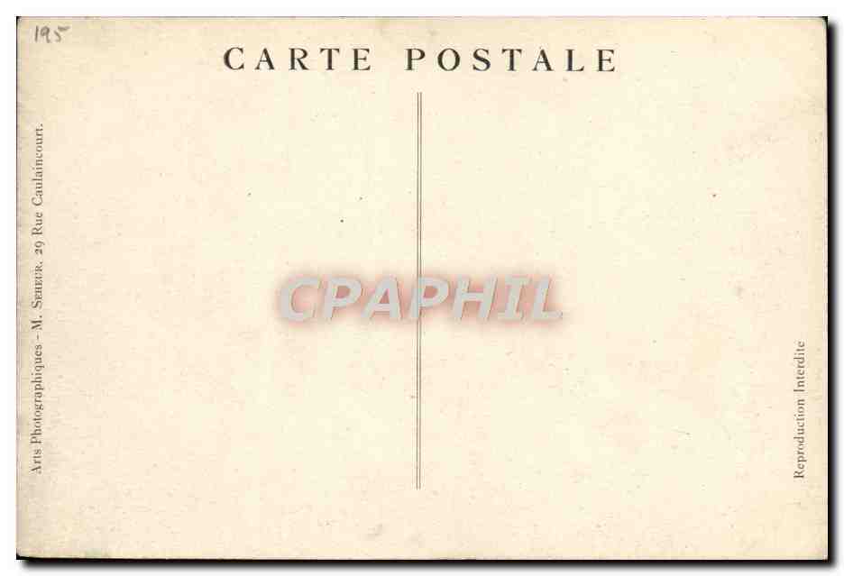 CPA Salle WAgram Paris Salle des fetes Bal  — Rückseite
