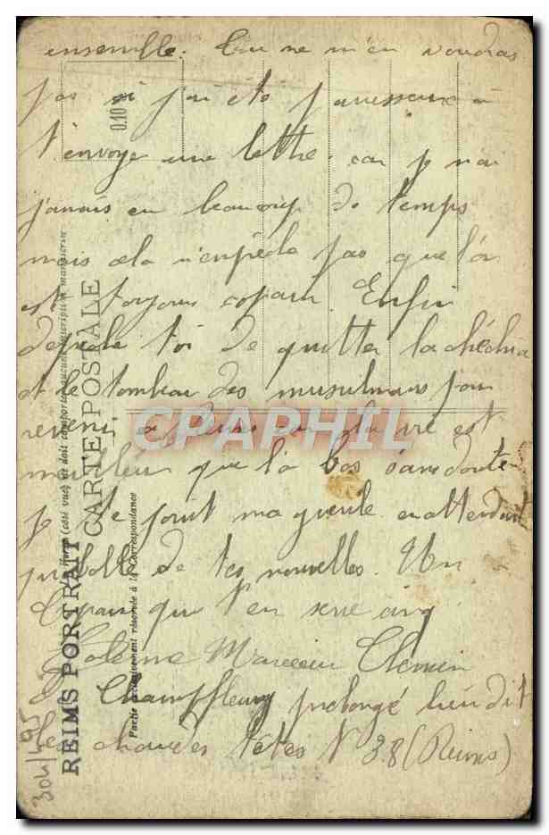 CPA Alcid Comique excentrique  — Verso