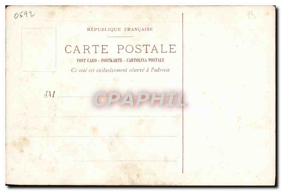 CPA Le Ciel Paris Montmartre Le preche  — Verso