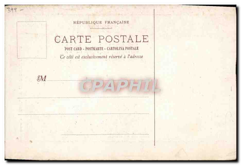 CPA Le Ciel paris Montmartre Choeur des Seraphins  — Verso