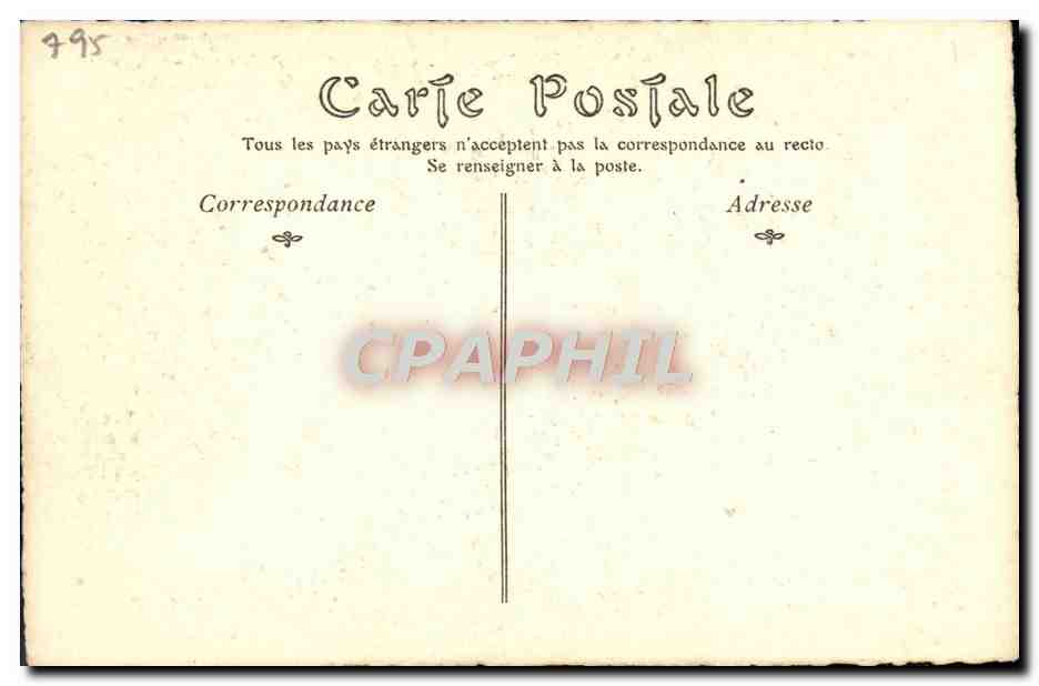CPA Le cabaret de Ramponneaux en 1760 paris  — Rückseite