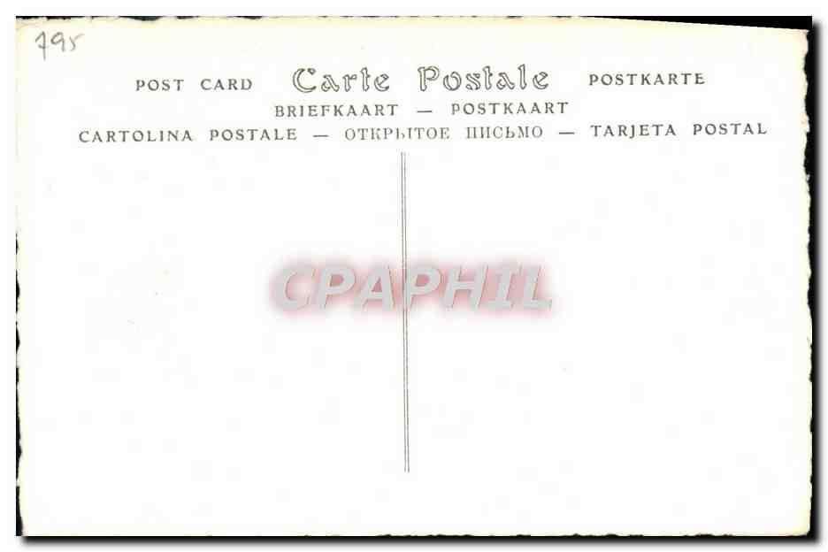 CPA Cabaret de Ramponaux en 1758 Paris  — Rückseite