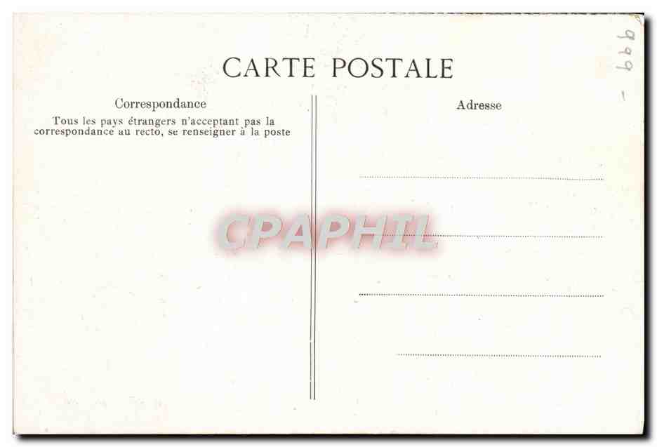 CPA Le Chat noir Caveau artistique Boulevard de clichy Paris Montmartre — Rückseite