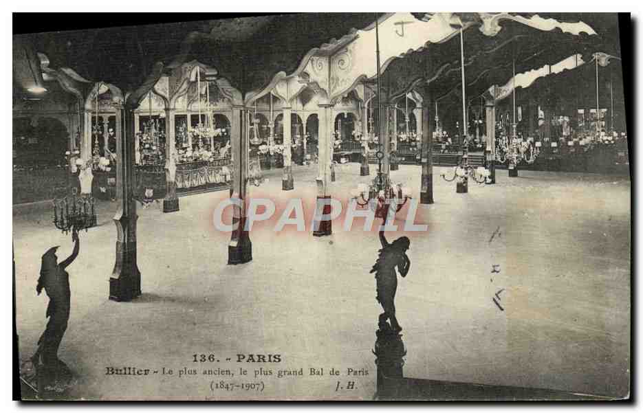 CPA Paris Bullier Bal de Paris 1847 1907 