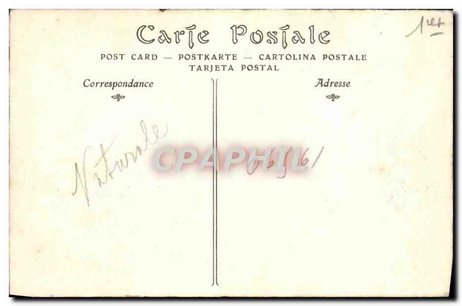CPA Ancien Paris La salle de la Comedie Francaise vers 1785 — Verso
