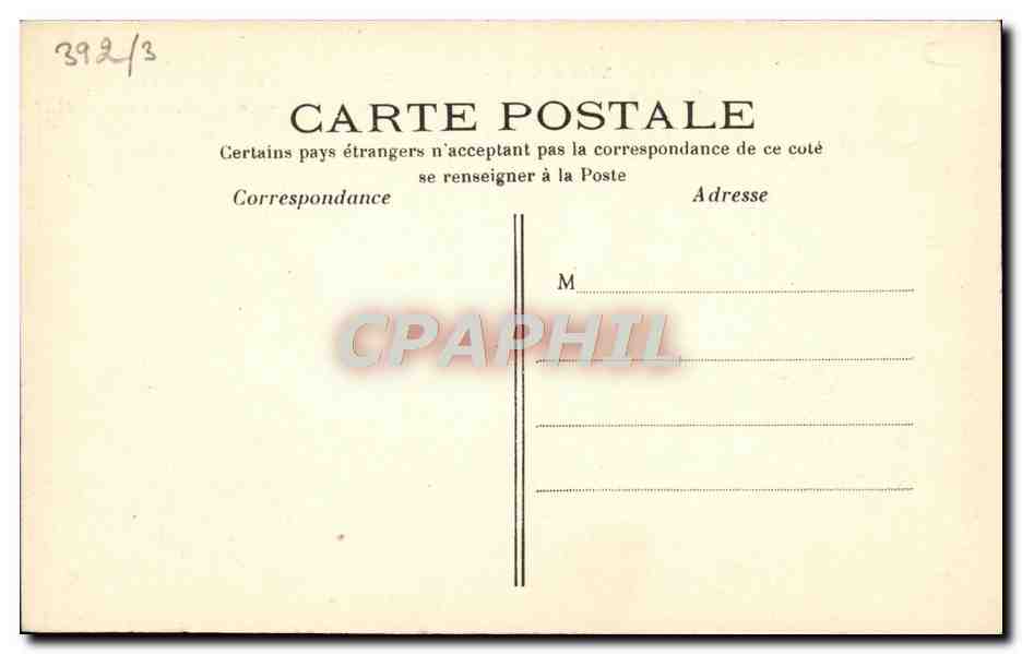 CPA Paris Montmartre Moulin de la Galette en 1850 — Rückseite