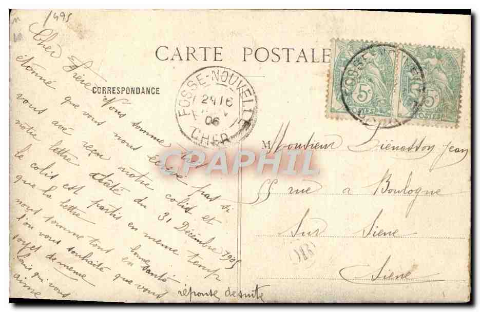 CPA Robinne Comedie Francaise  — Verso