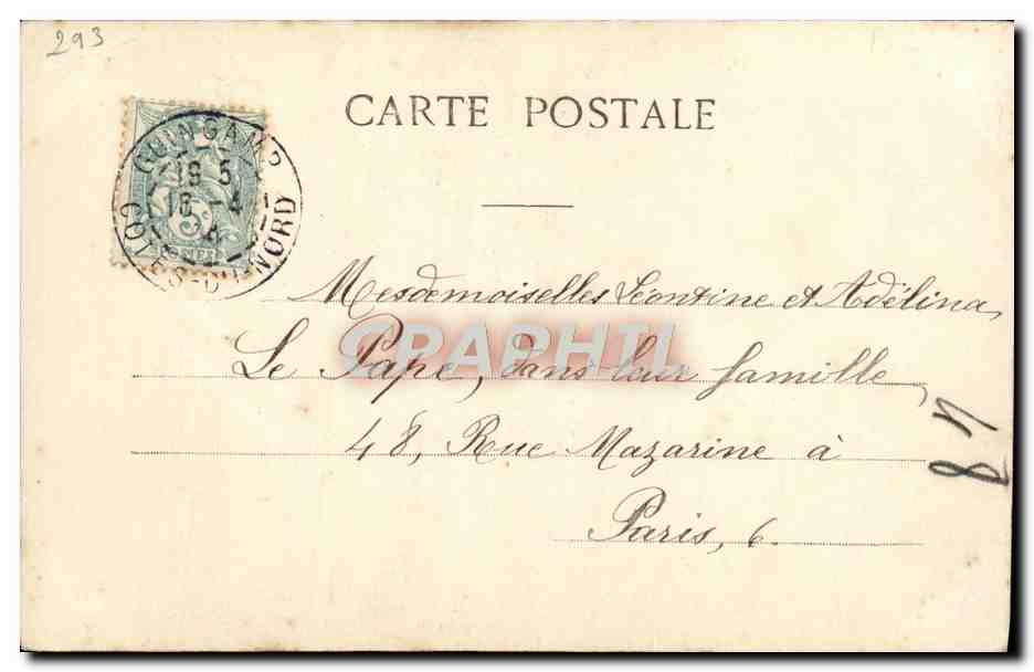 CPA Segond Weber Comedie Francaise — Verso