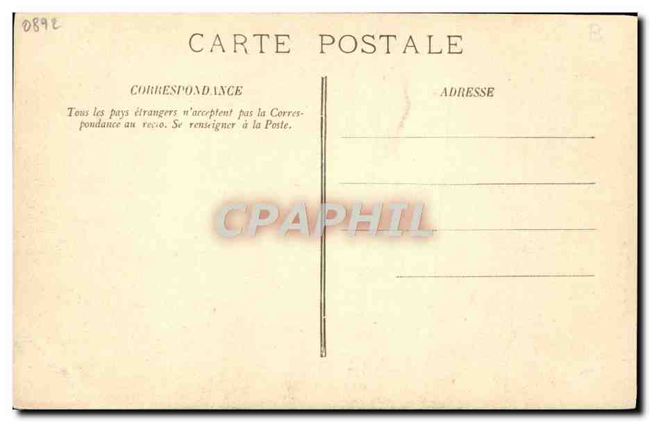 CPA Paris Comedie Francaise Statue de Voltaire — Verso