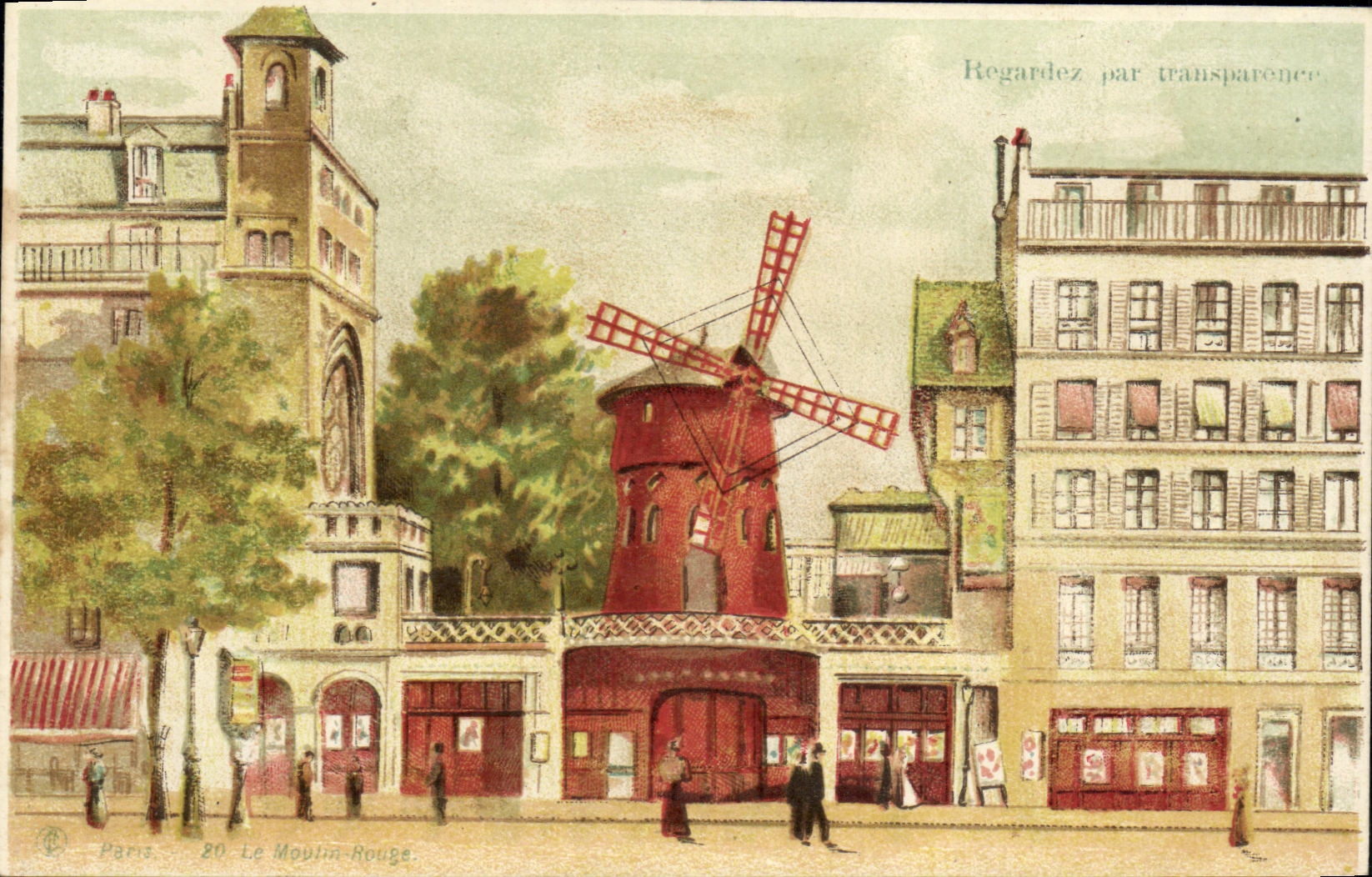CPA Paris Moulin Rouge 