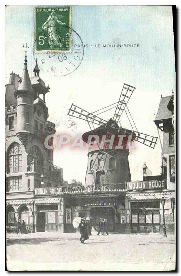 CPA Paris Le Moulin Rouge 