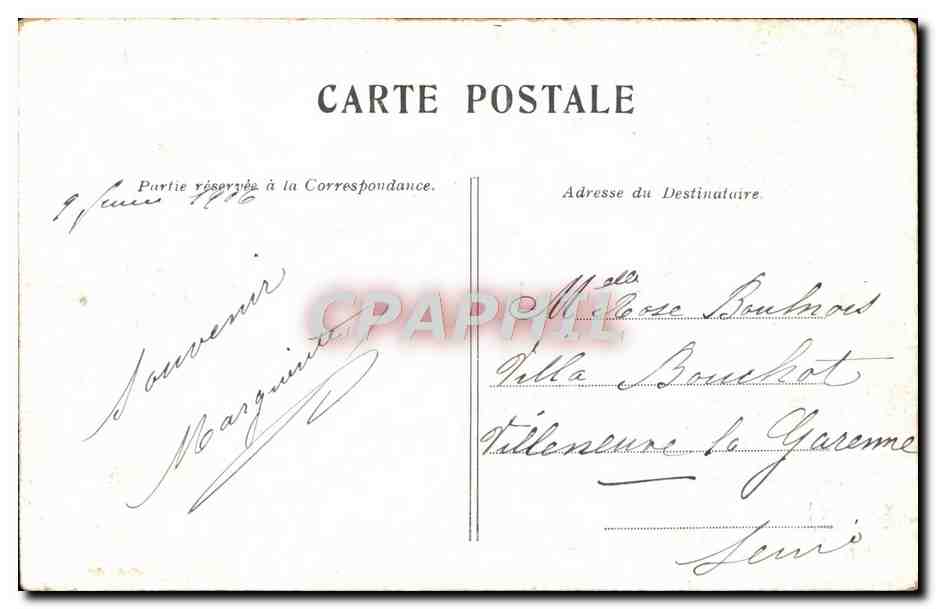 CPA Paris Le Moulin Rouge  — Rückseite
