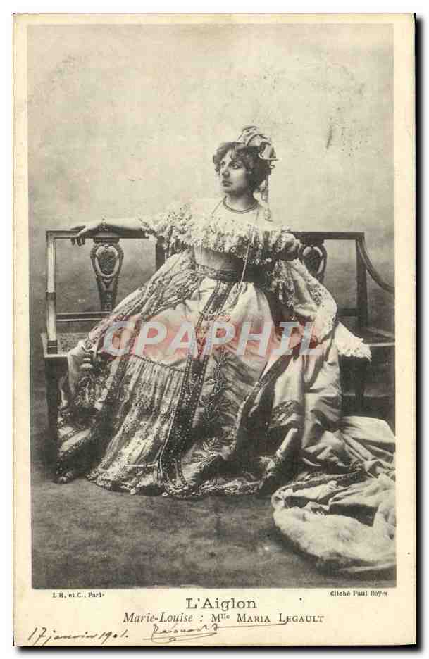 CPA L'aiglon Marie Louise Mlle Maria Lagault