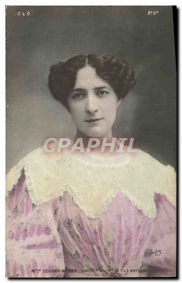 CPA Mlle Segond Weber Comedie Francaise de Fils naturel