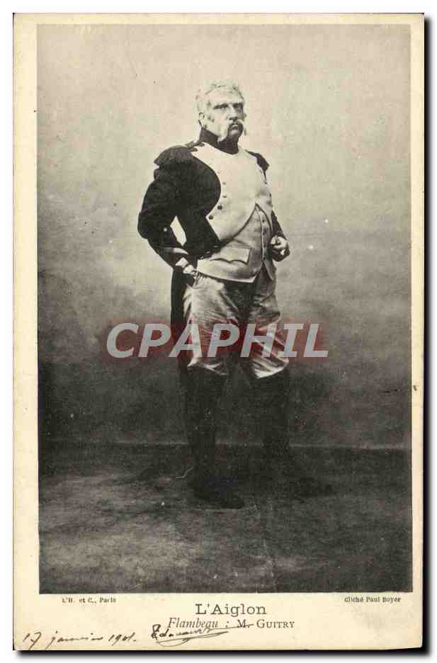 CPA L'aiglon Flambeau Sacha Guitry