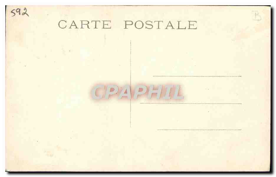 CPA Albert Roux Comique troupier  — Rückseite