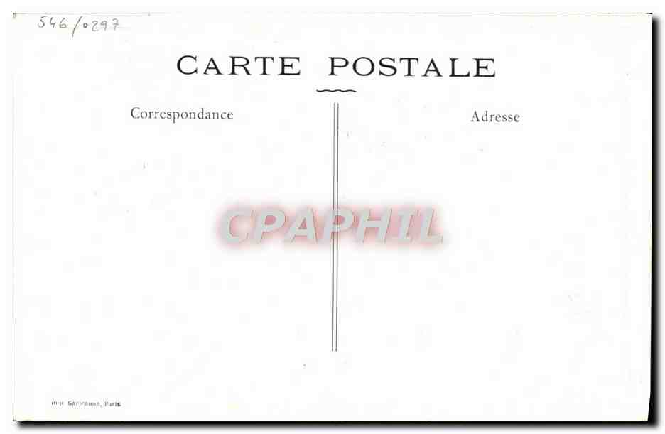 CPA M Germier dans Sherlock Holmes Theatre Antoine — Rückseite