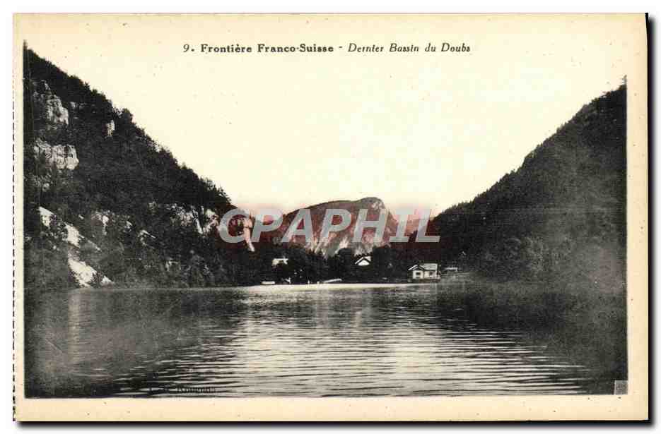 Frontière Franco-Suisse - Dernier Bassin du Doubs — CPAPHIL
