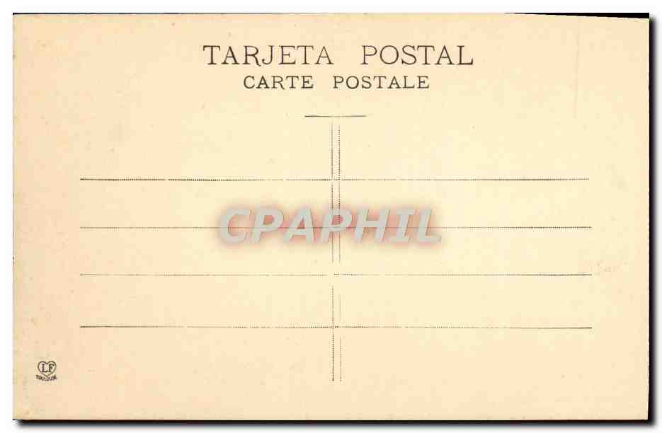 CPA Puigcerda Calle De Espana Cafe del Siclo — Rückseite