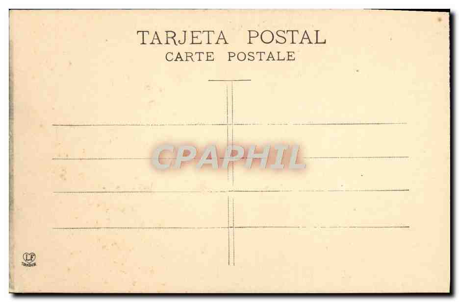CPA Cerdana Espanola Vista General — Rückseite