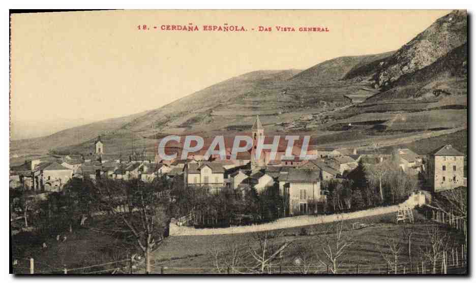 CPA Cerdana Espanola Das Vieta General
