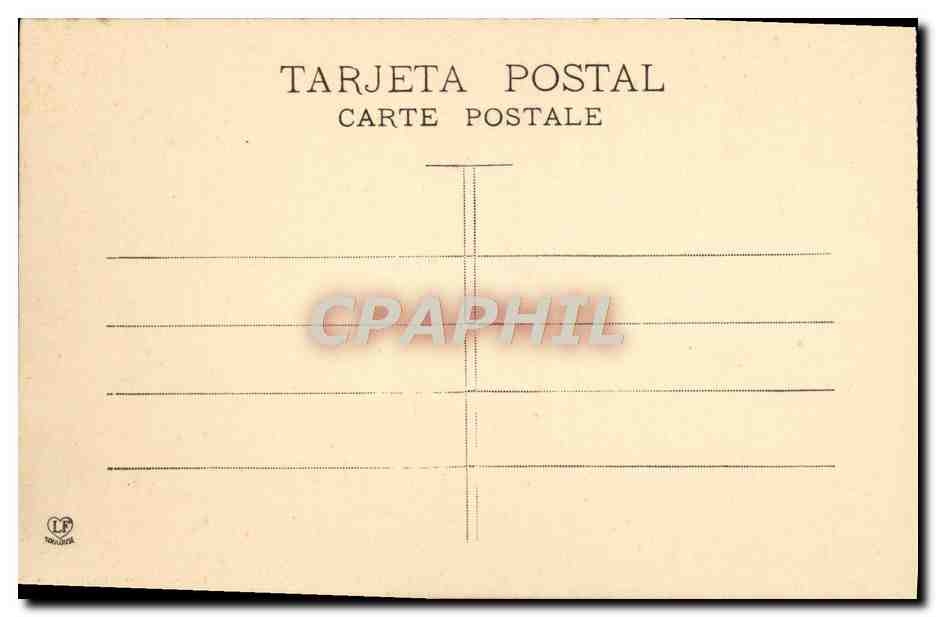 CPA Cerdana Espanola Das Vieta General — Rückseite