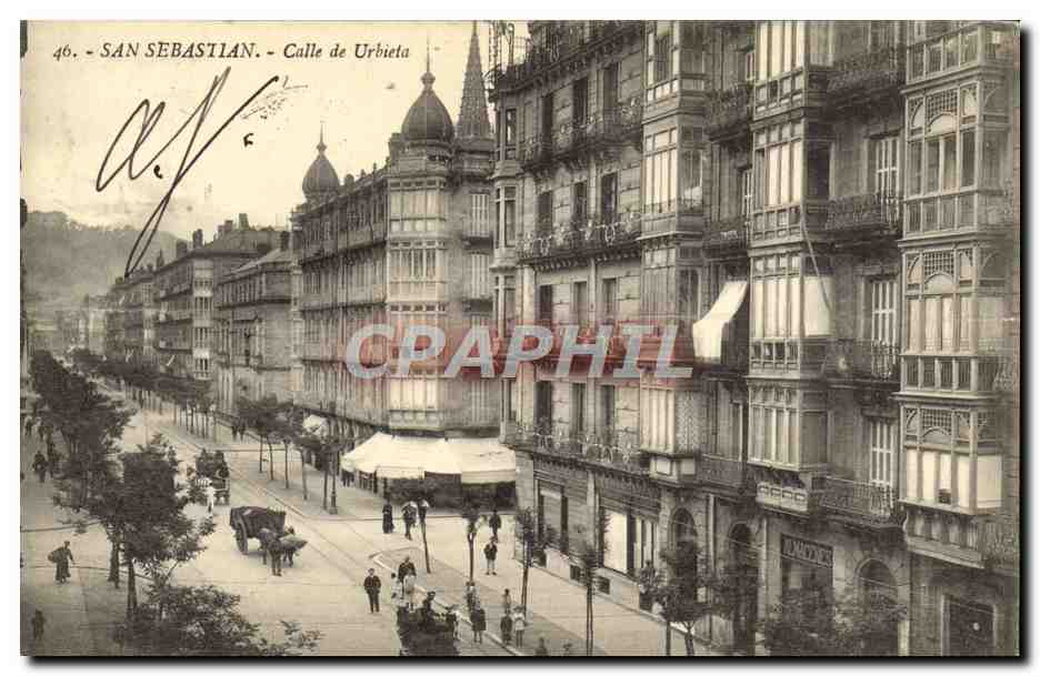 CPA San Sebastian Calle de Urbieta 