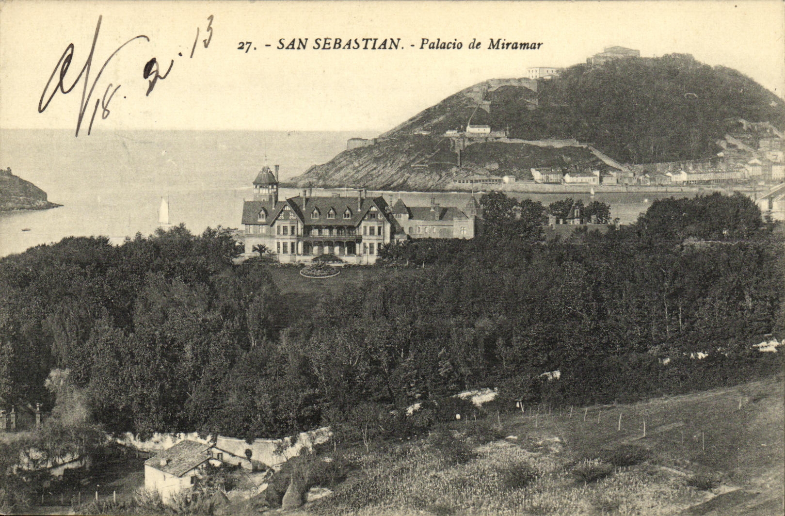 CPA San Sebastian Palacio de Miramar 