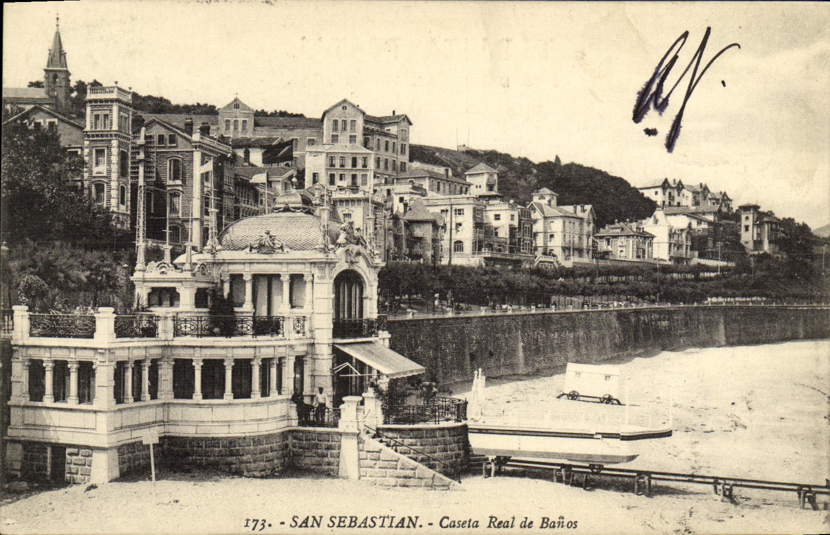 CPA San Sebastian Castea Real de Banos 