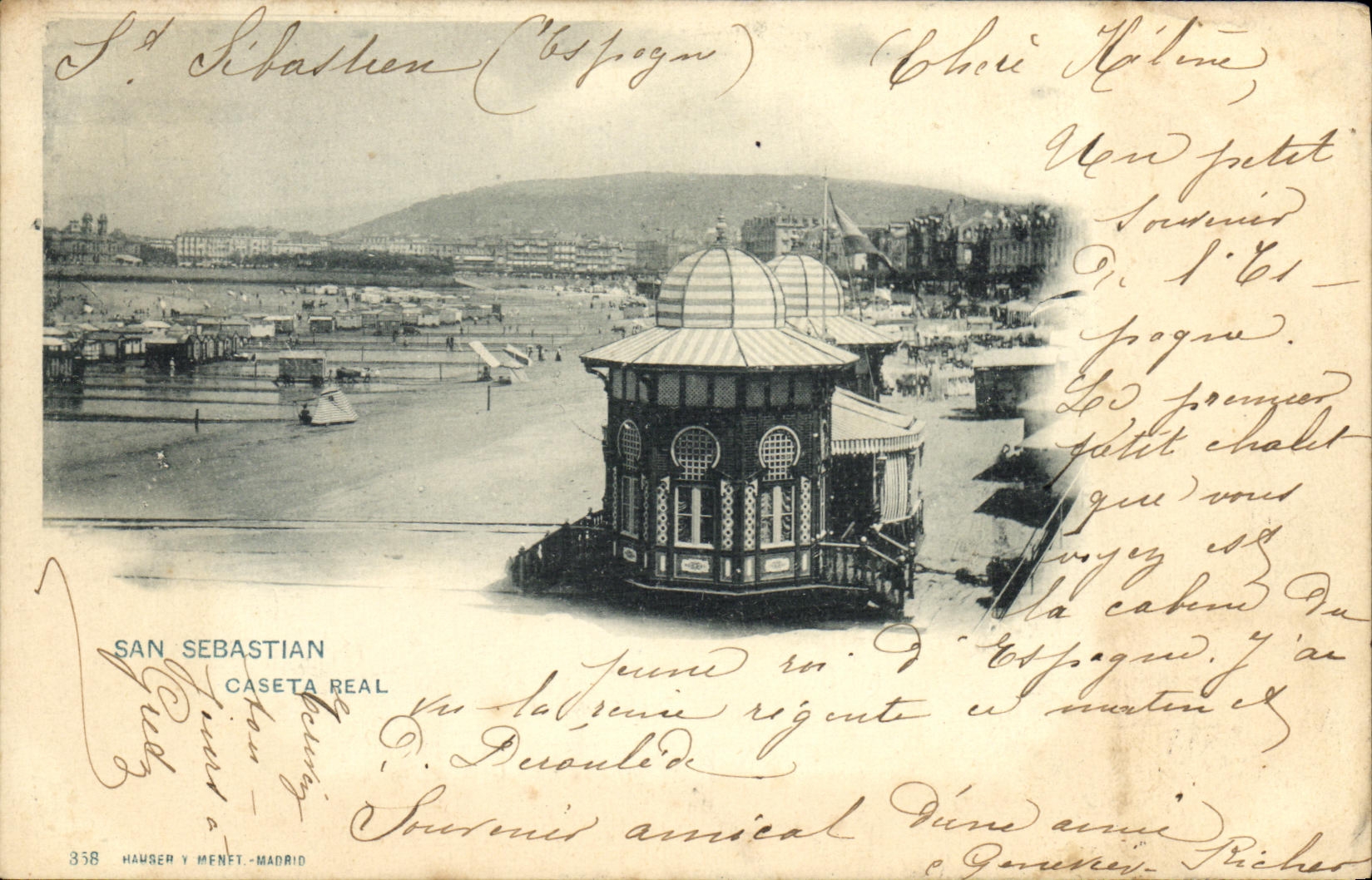 CPA San Sebastian Caseta Real 