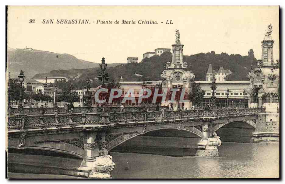 CPA San Sebastian Puente de Maria Cristina 