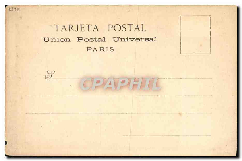 Madrid - Plaza del Toros — Restaurant Espagnol, Paris - 14, Rue du Helder — éditeur Paris — Verso