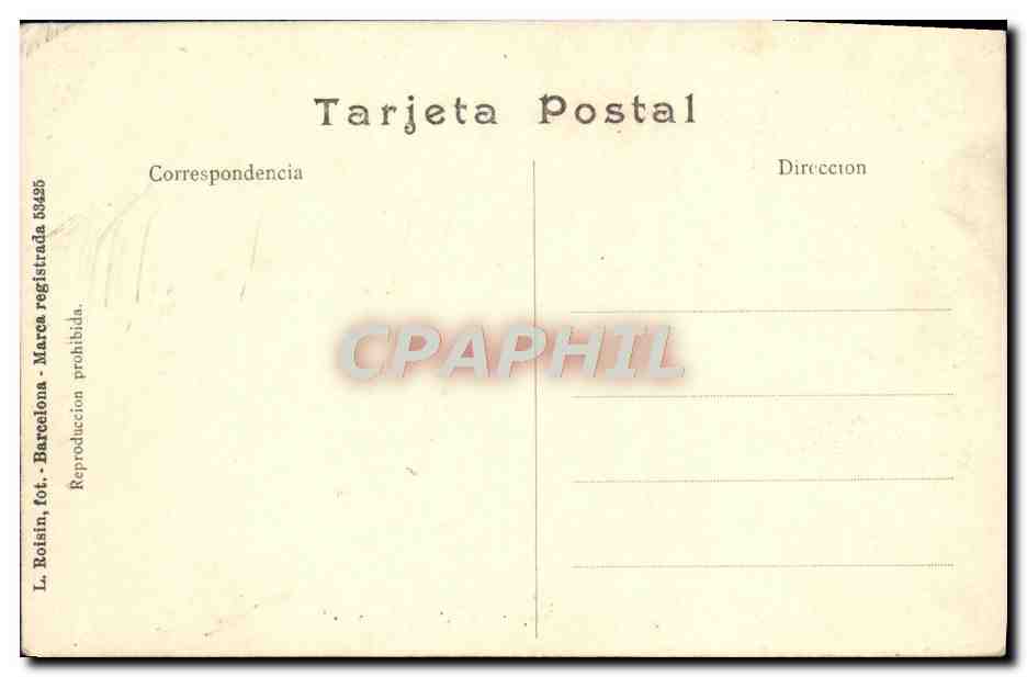 CPA Sevilla Parque Maria Luisa Estanque de Los leones Lion — Rückseite
