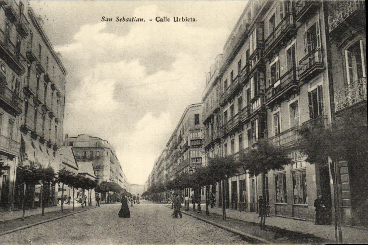 CPA San Sebastian Calle Urbieta 