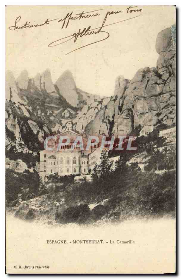CPA Espagne Montserrat La Camarilla 