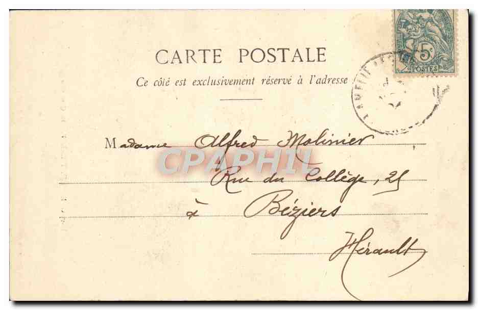 CPA Espagne Montserrat La Camarilla  — Rückseite